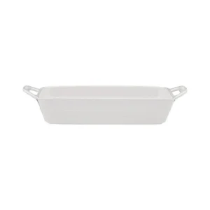 Ecology Signature Porcelain Rectangle Baking Dish 37 x 19.5cm White