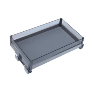 Glass + SS Dish Rack Flat Drawer Basket