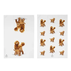Ashdene Puppy Love Set of 2 Tea Towels
