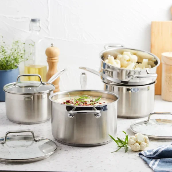 Baccarat iconiX 4 Piece Stainless Steel Cookware Set - Image 2