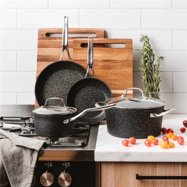 Baccarat Rock 4 Piece Non-Stick Cookware Set - Image 2