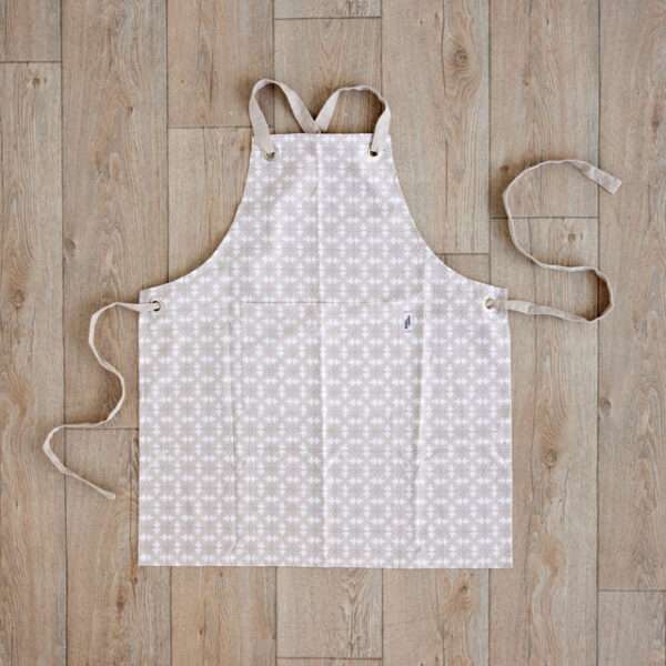 Alex Liddy Geometric Apron Dove