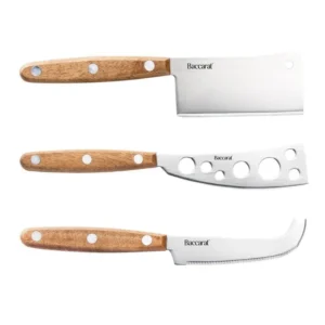 Baccarat Gourmet 3 Piece Cheese Knife Set